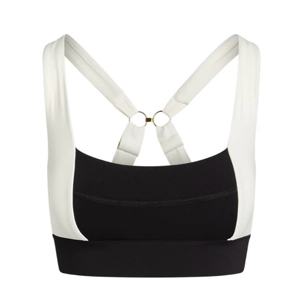 NWOT Monday Body Arches “The Tash Bra” - Black/Ivory, size Large - Picture 3 of 7